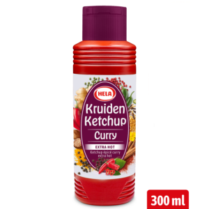 Hela Kruiden Ketchup Curry Extra Hot 300 ml