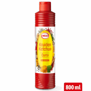 Hela Kruiden Ketchup Curry Original 800 ml