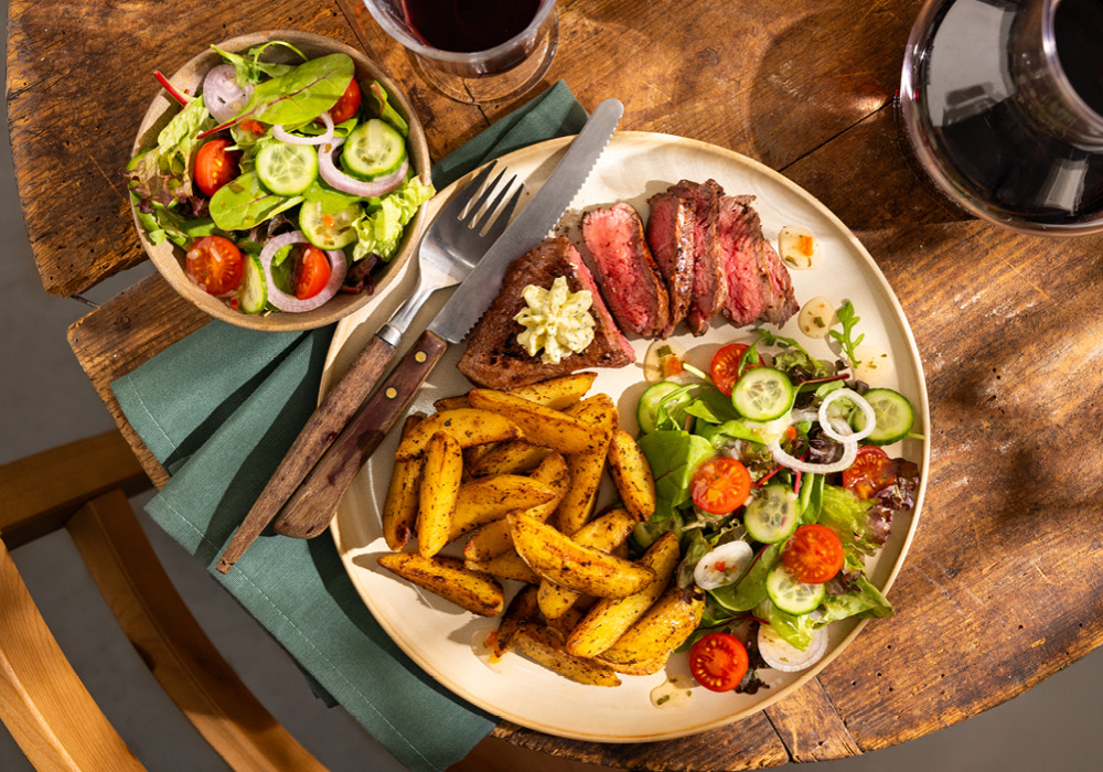 naturel dressing - biefstuk